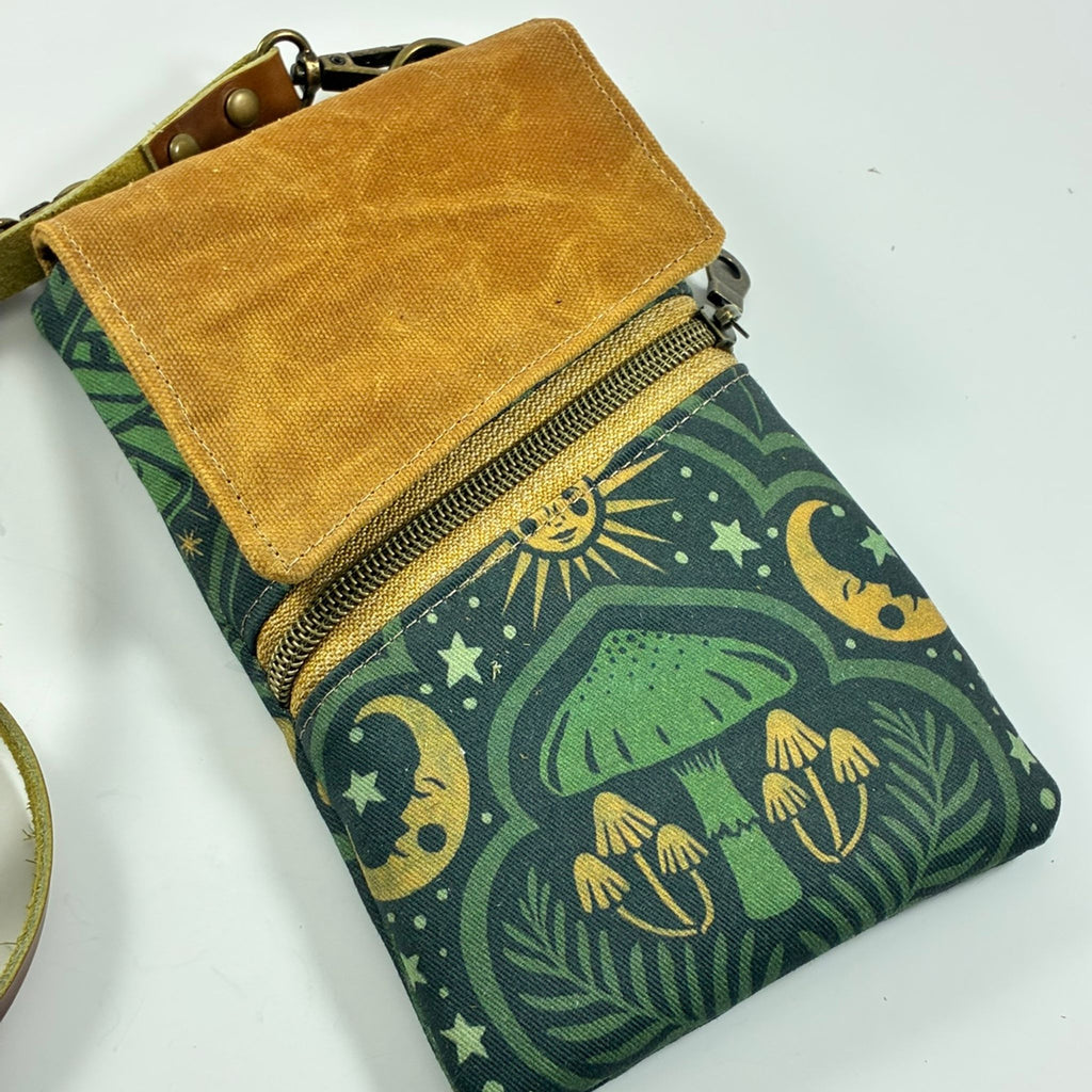 Celestial Mushroom Phone Bag