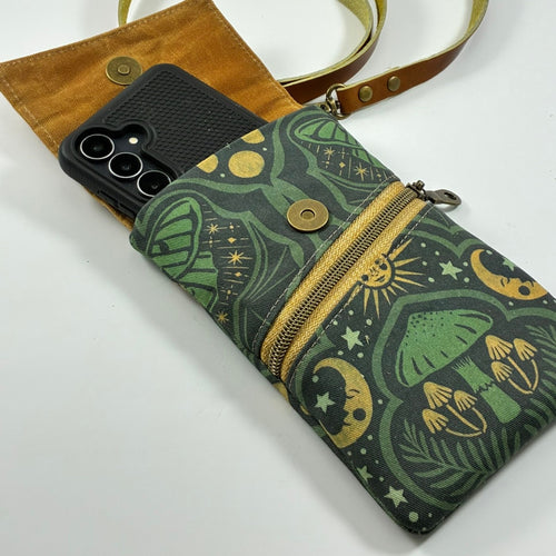 Celestial Mushroom Phone Bag