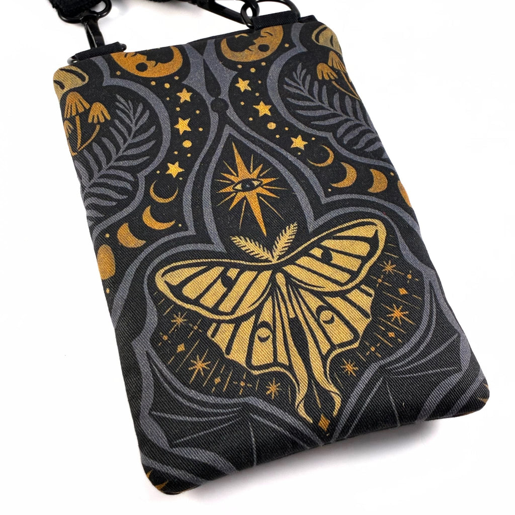 Celestial Luna Moth Phone Bag